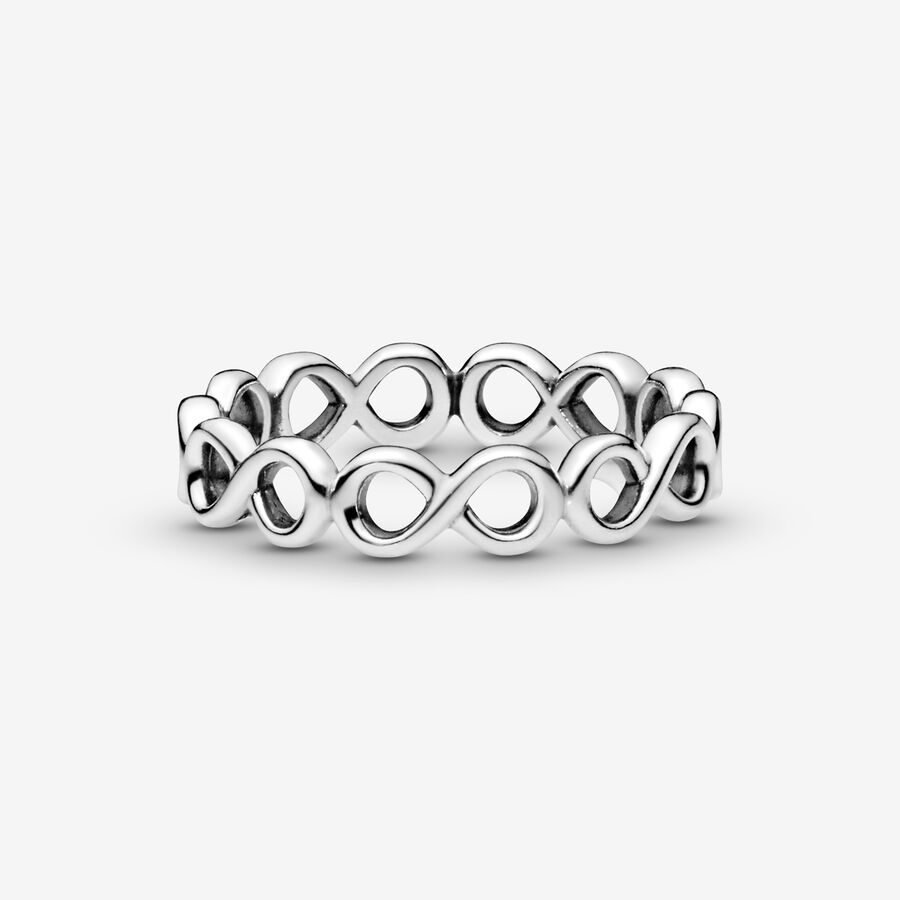 Band Rings Pandora Simple Infinity Strieborne | SK178JXUG