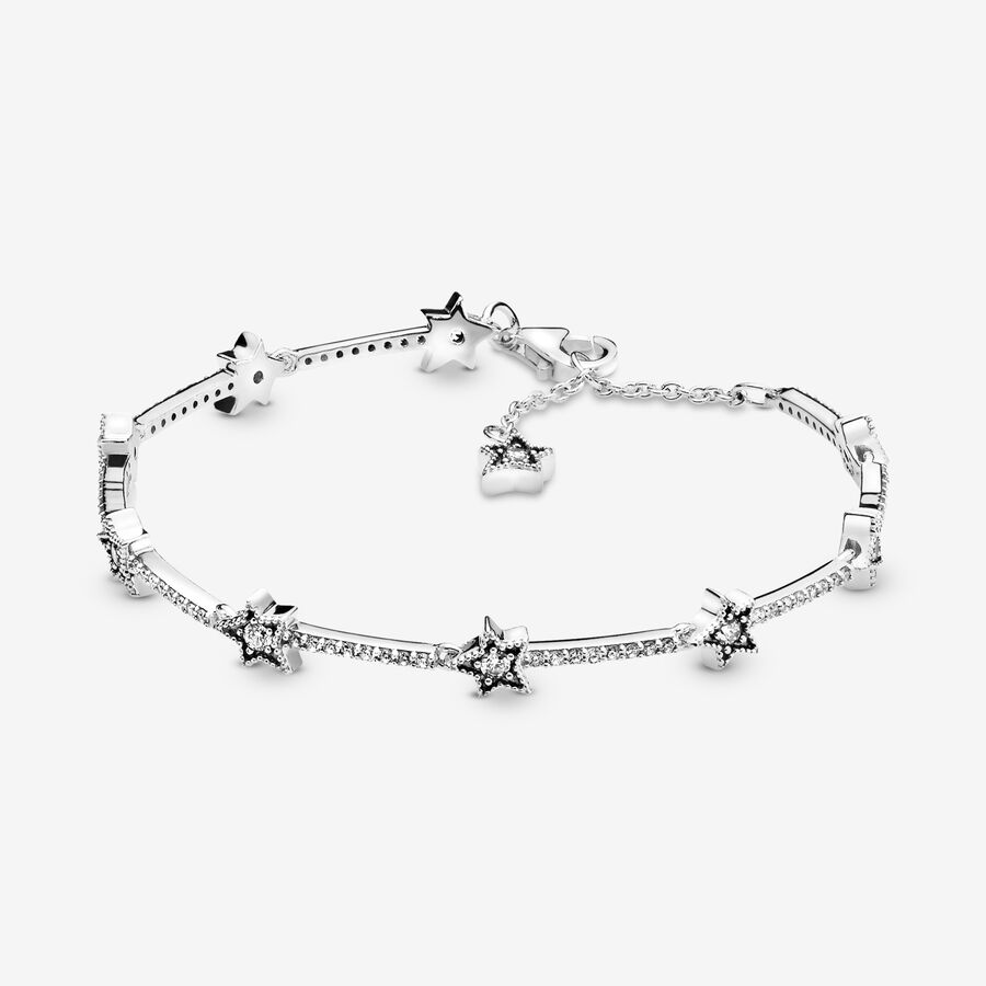 Chain Bracelets Pandora Celestial Stars Strieborne | SK571VOFY