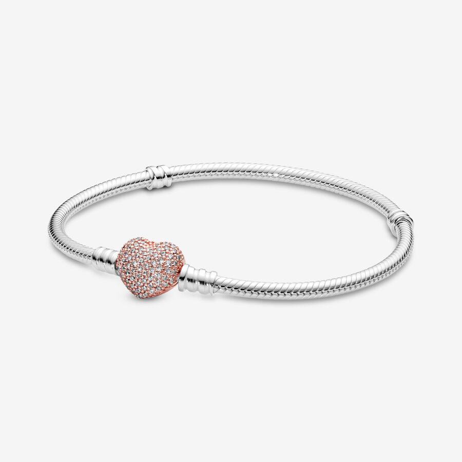 Chain Bracelets Pandora with Pave Clasp Viacfarebný | SK256PXRA