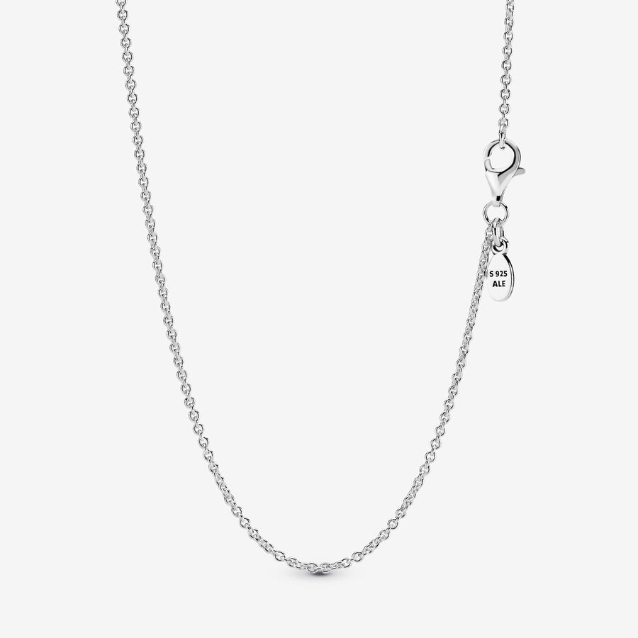 Chain Necklaces Pandora Adjustable Strieborne | SK975ZXID