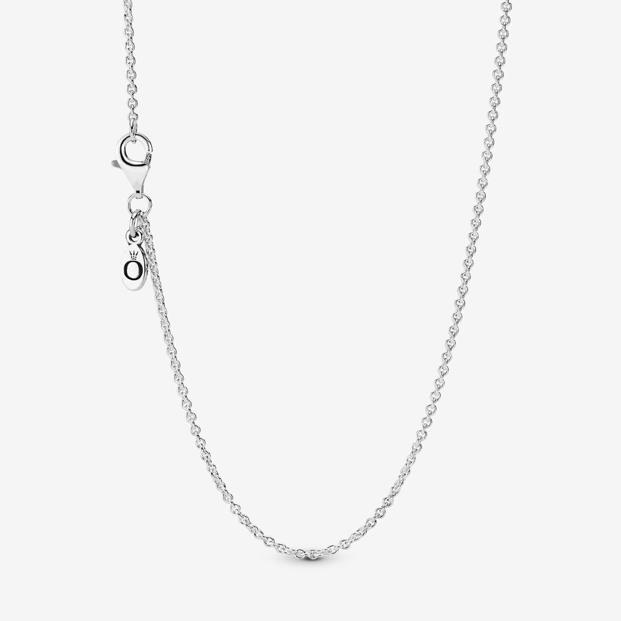 Chain Necklaces Pandora Adjustable Strieborne | SK975ZXID