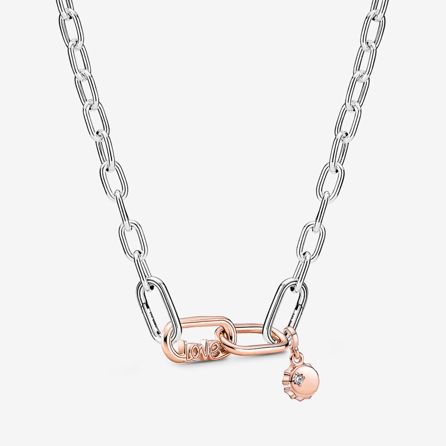 Chain Necklaces Pandora ME Hearts & Love Viacfarebný | SK793IGEN