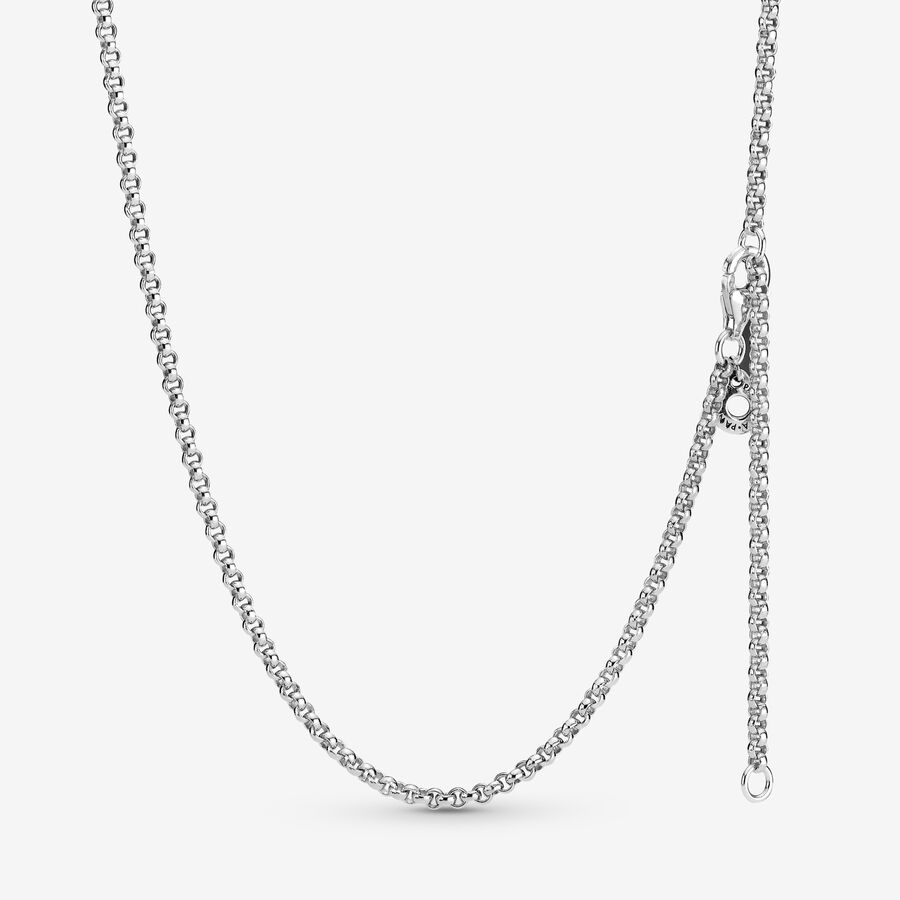 Chain Necklaces Pandora Rolo Strieborne | SK089UKMO