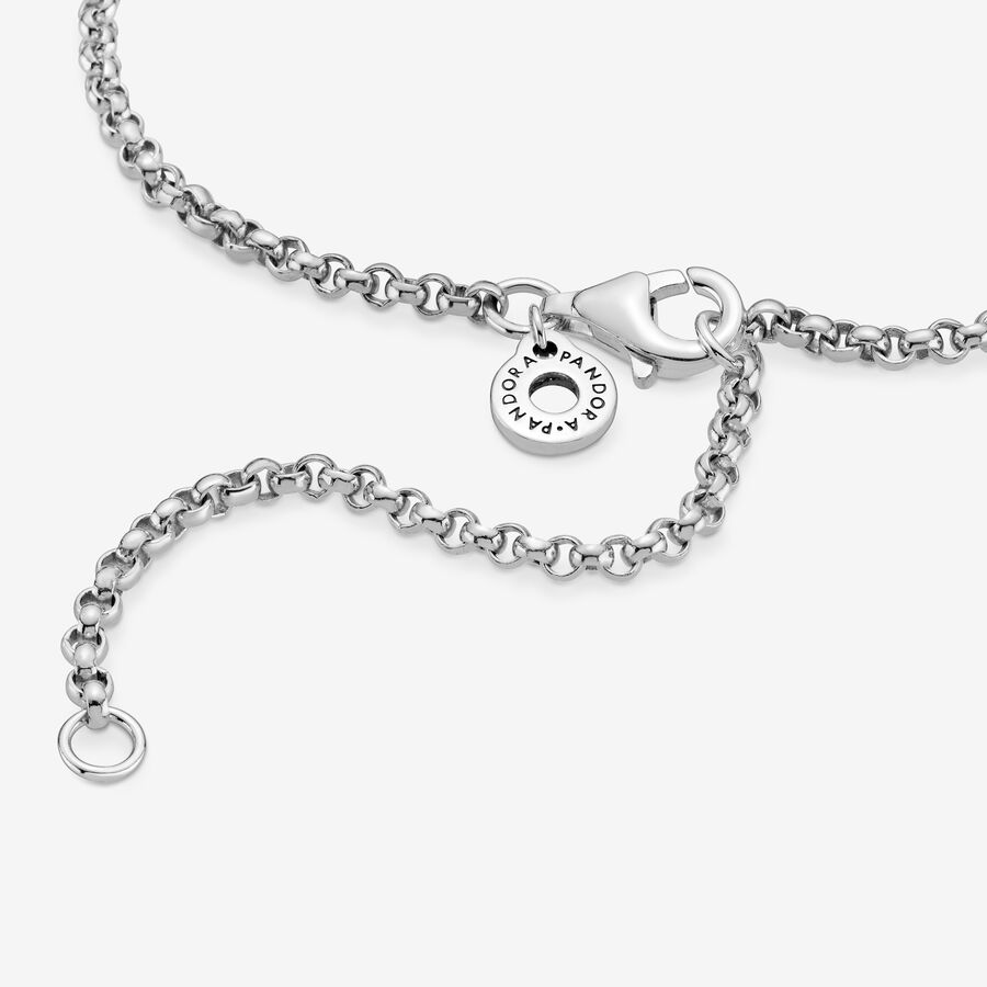 Chain Necklaces Pandora Rolo Strieborne | SK089UKMO