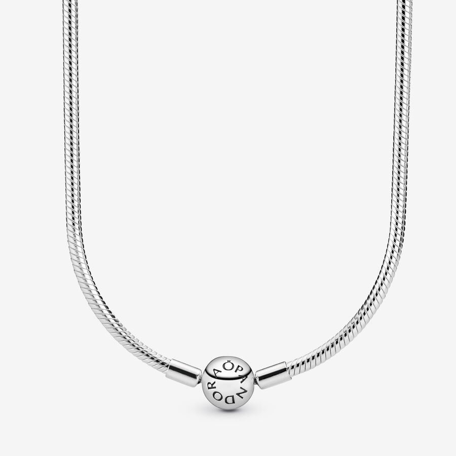 Chain Necklaces Pandora Strieborne | SK103SOHN