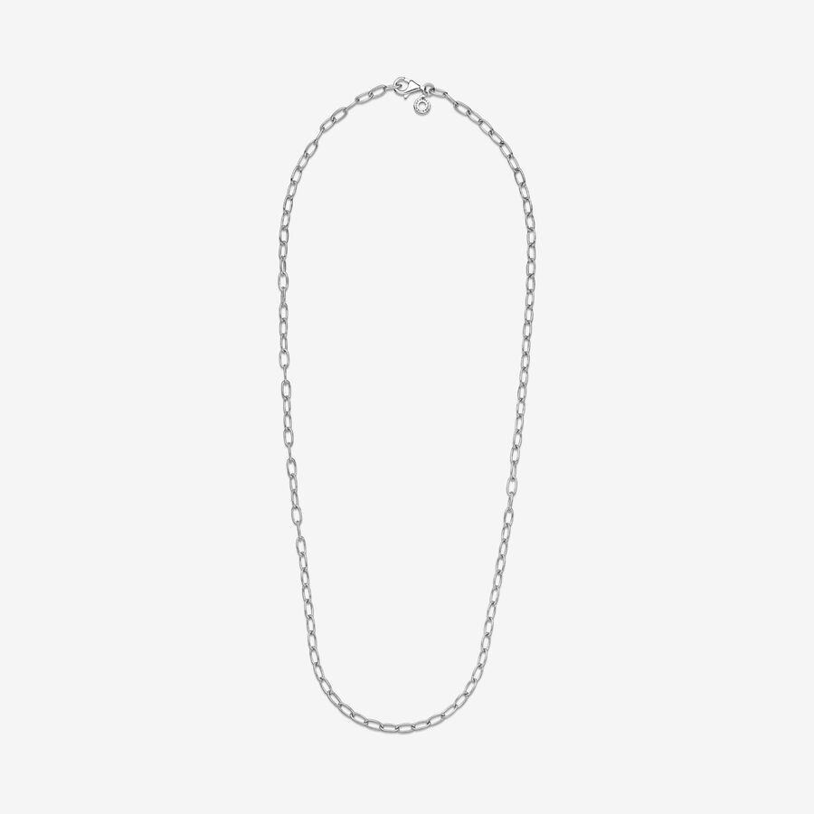 Chain Necklaces Pandora Strieborne | SK768USVX