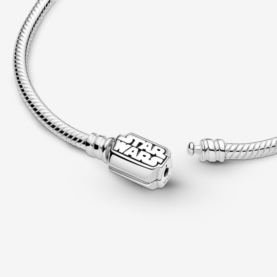 Charm Bracelets Pandora Moments Star Wars Snake Clasp Strieborne | SK483MDEY