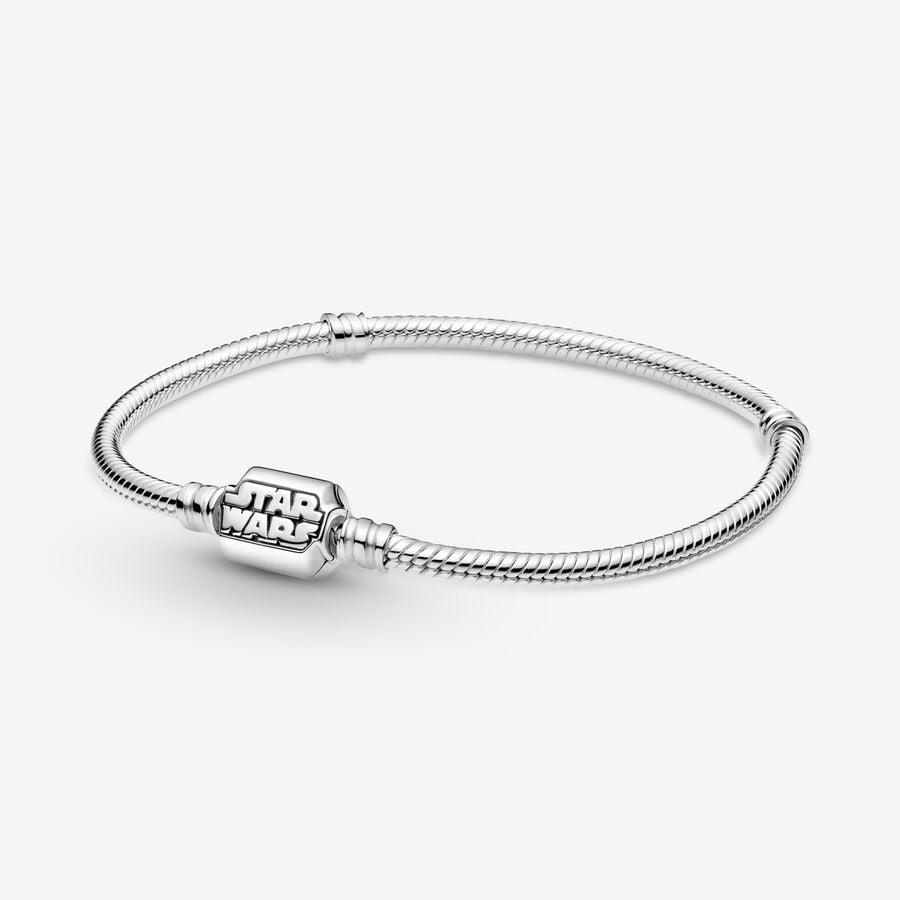 Charm Bracelets Pandora Moments Star Wars Snake Clasp Strieborne | SK483MDEY