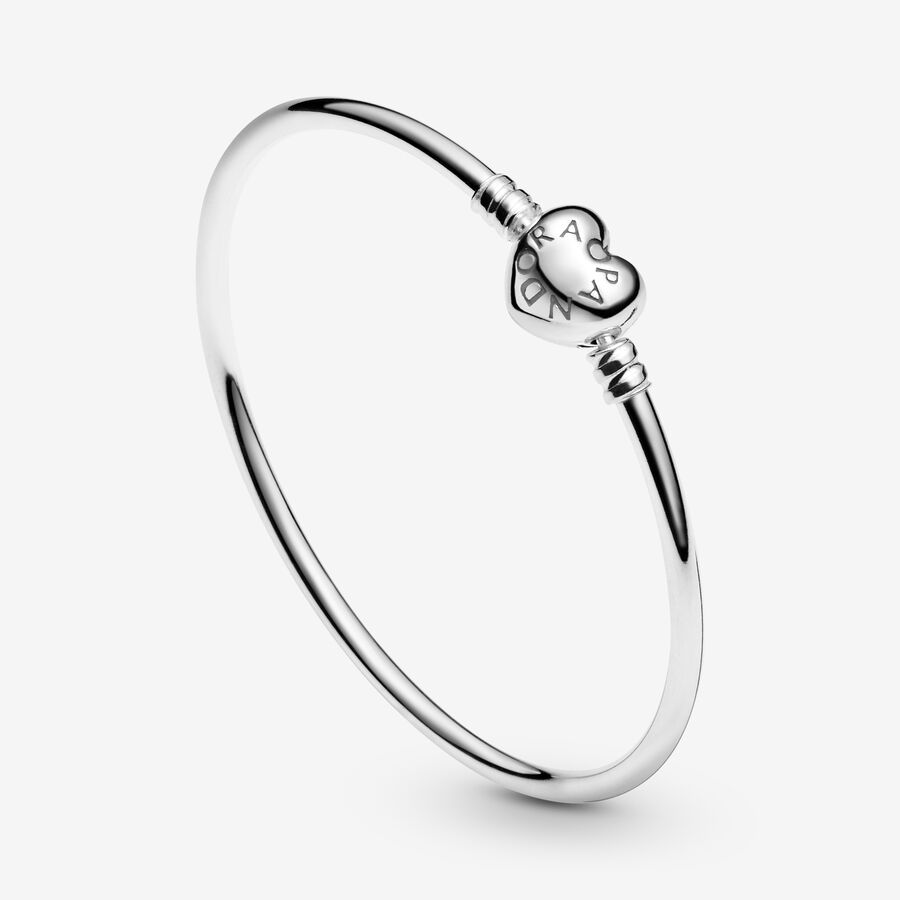 Charm Bracelets Pandora Moments with Logo Clasp Strieborne | SK270RUIL