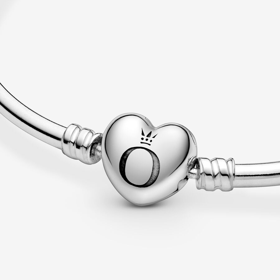 Charm Bracelets Pandora Moments with Logo Clasp Strieborne | SK270RUIL