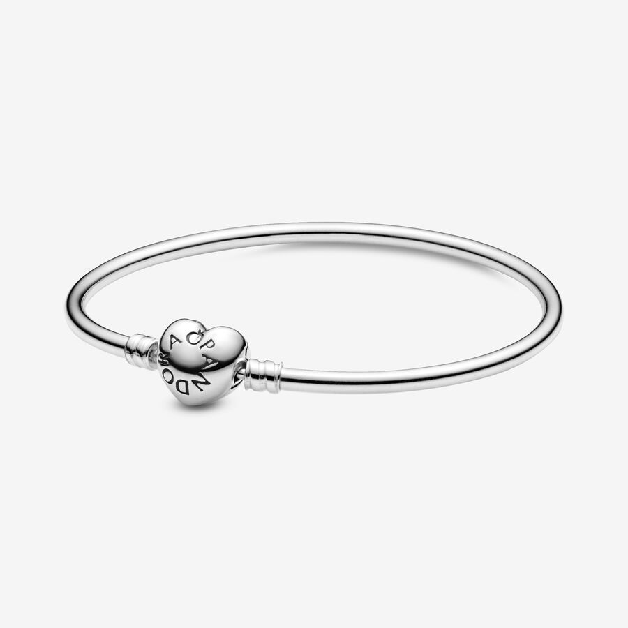 Charm Bracelets Pandora Moments with Logo Clasp Strieborne | SK270RUIL