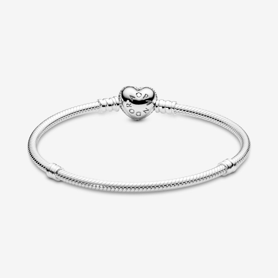 Charm Bracelets Pandora Pave with Cubic Zirconia Strieborne | SK987VSDZ