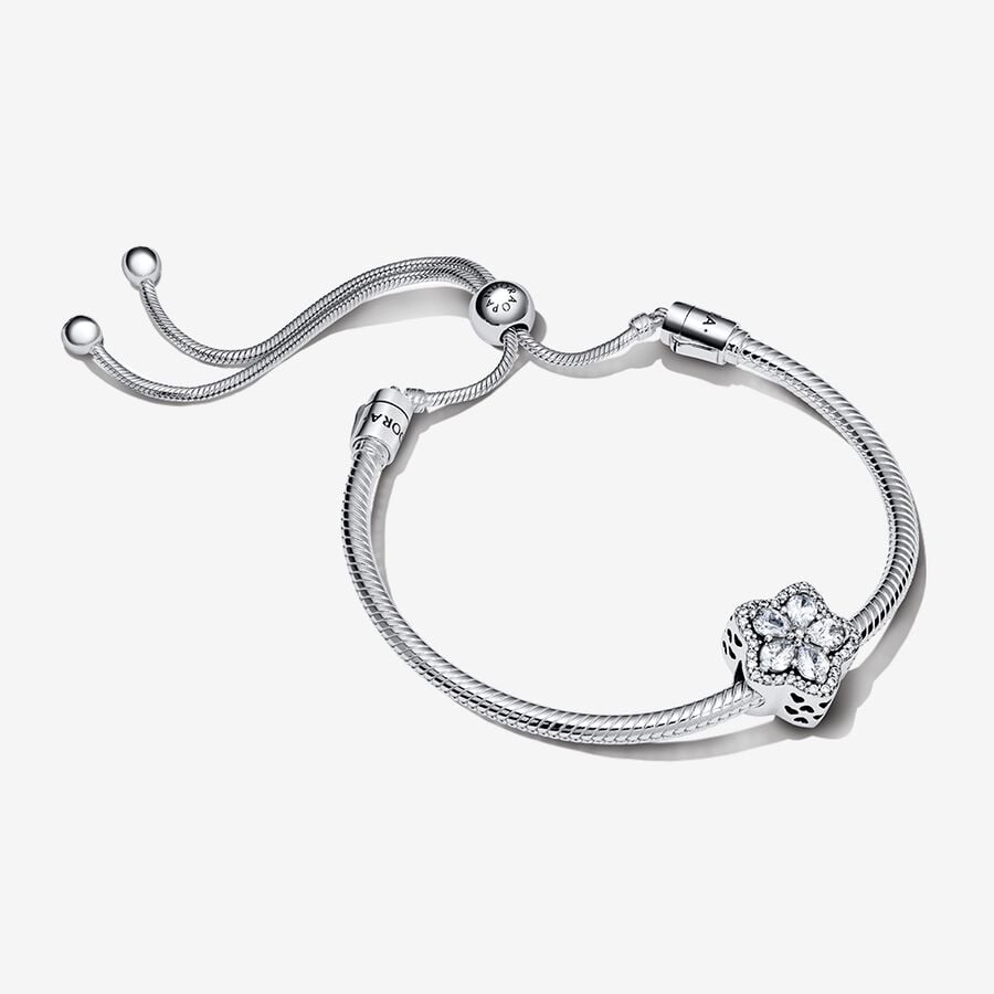 Charm Bracelets Pandora Sparkling Snowflake Viacfarebný | SK230NOVL