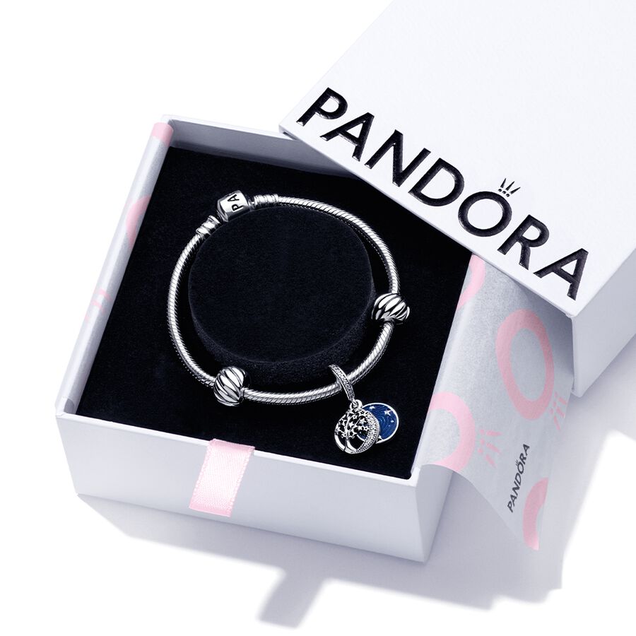 Charm Holders Pandora Galaxy Moon Set Viacfarebný | SK320PFMG