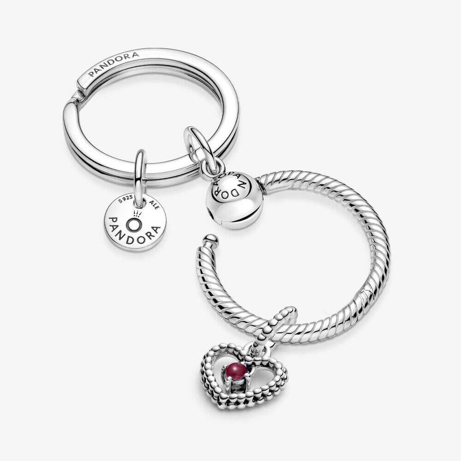 Charm Holders Pandora January Birthday Key Holder Viacfarebný | SK615JXRK