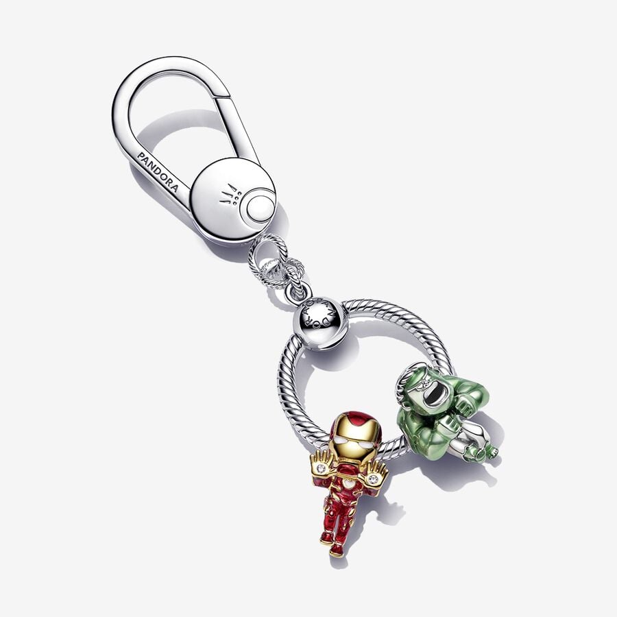 Charm Holders Pandora Marvel Hulk Iron Man Bag Holder Key Viacfarebný | SK645DHKQ