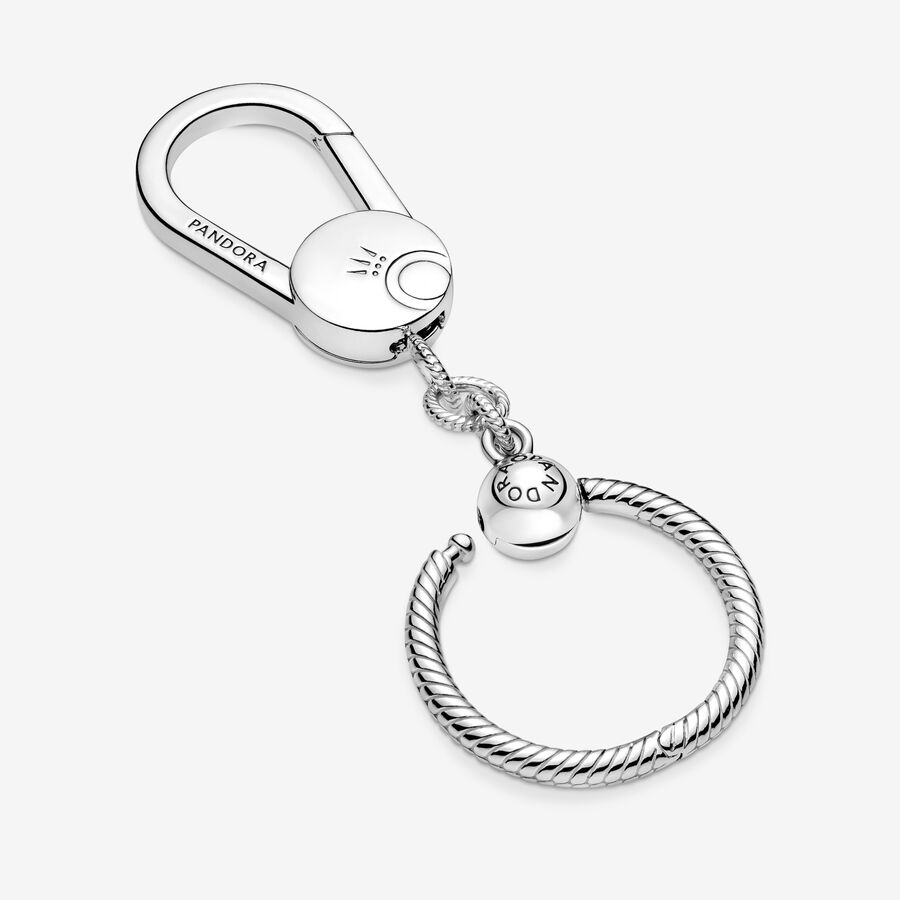 Charm Holders Pandora Moments Small Bag Holder Strieborne | SK932IWJP