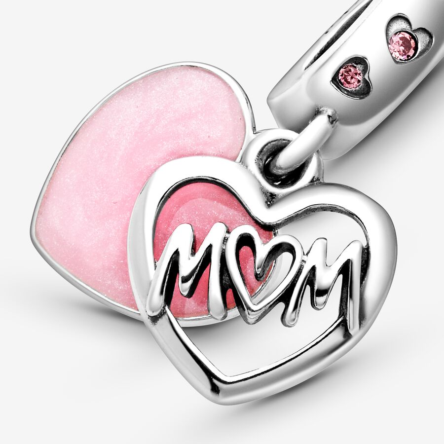 Charm Holders Pandora Script Mom Viacfarebný | SK259PCFE