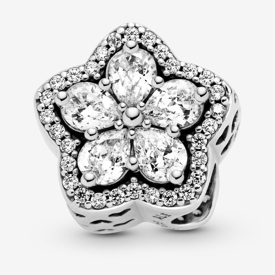 Charm Holders Pandora Sparkling Snowflake Viacfarebný | SK568COUE