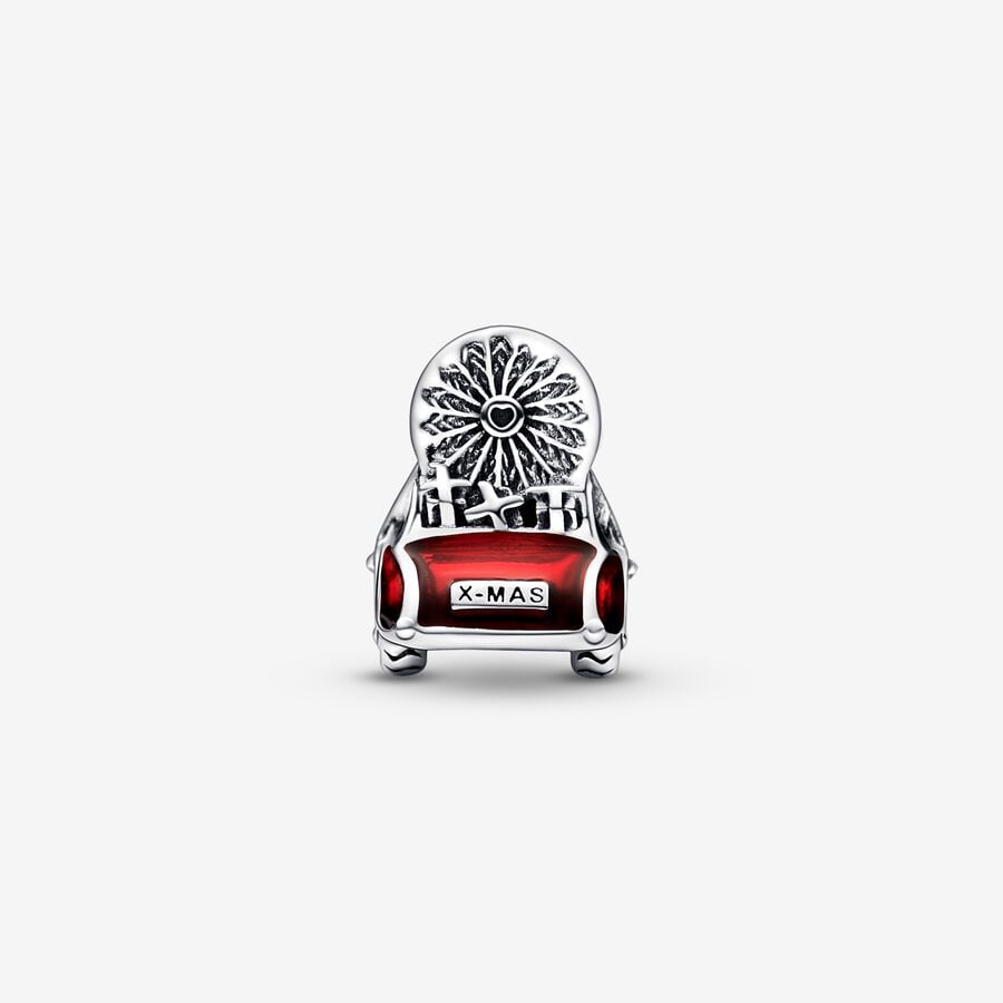 Charms Pandora Festive Car & Christmas Tree Strieborne | SK205ZDXS