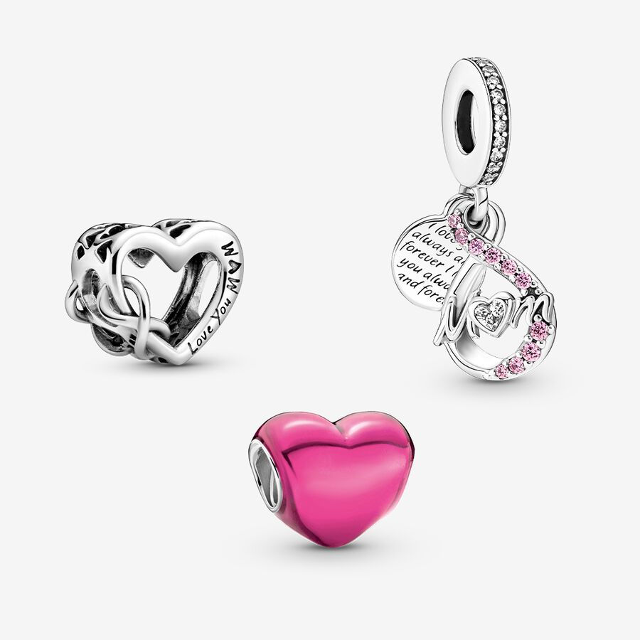 Charms Pandora Mom Forever Trio Viacfarebný | SK967TOFK