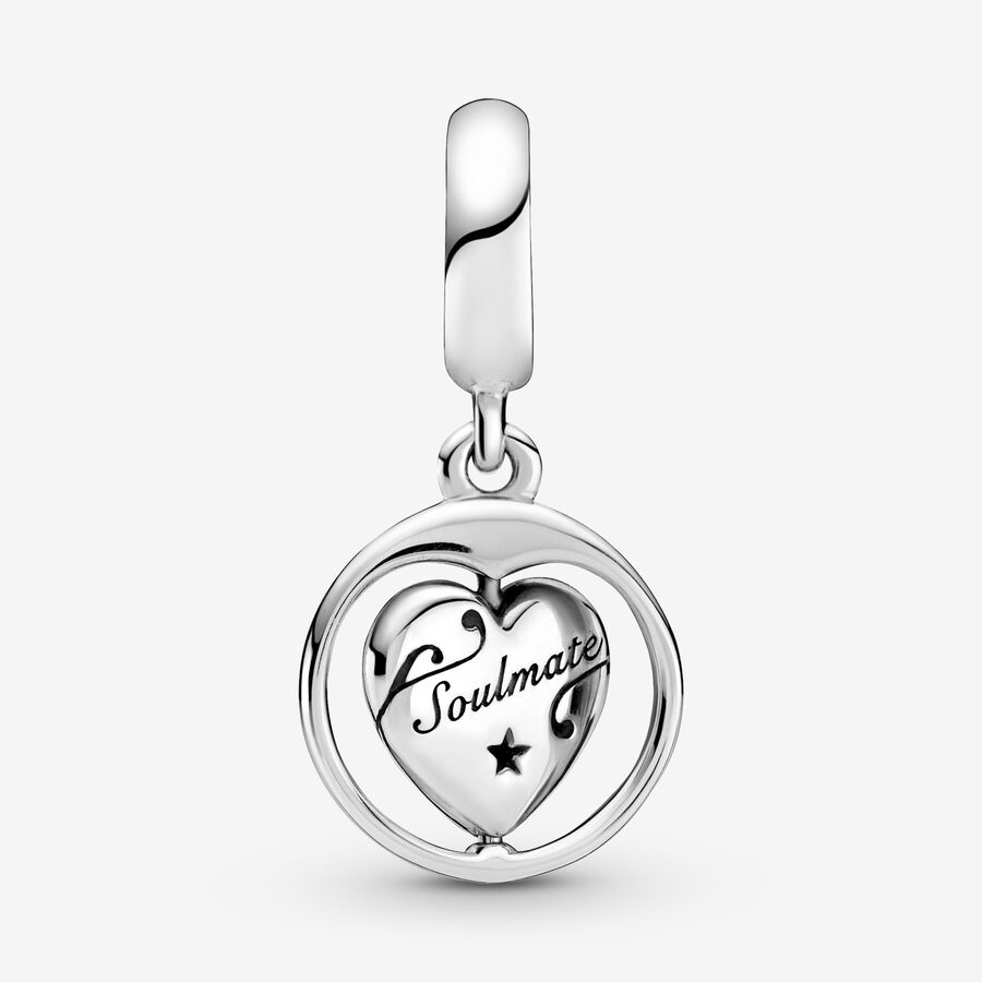 Charms Pandora Spinning Forever & Always Soulmate Strieborne | SK382ECXU