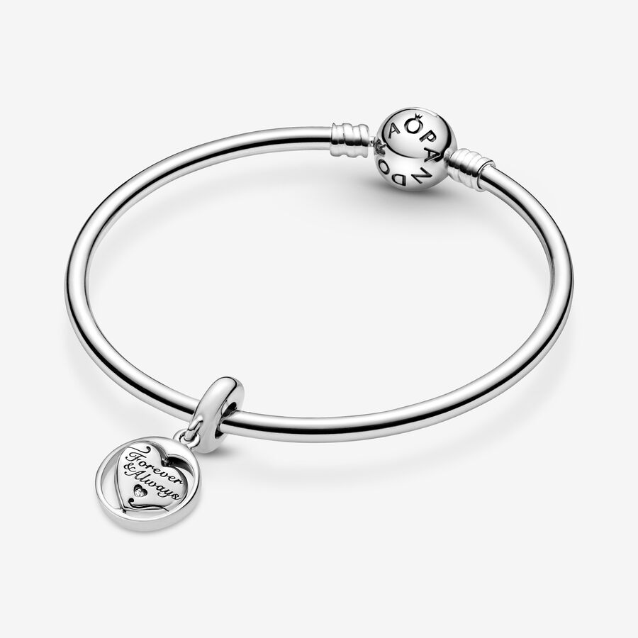 Charms Pandora Spinning Forever & Always Soulmate Strieborne | SK382ECXU