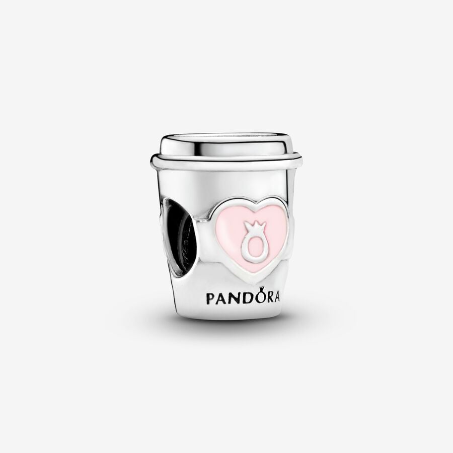 Charms Pandora Take a Break Coffee Cup Strieborne | SK075FHOS