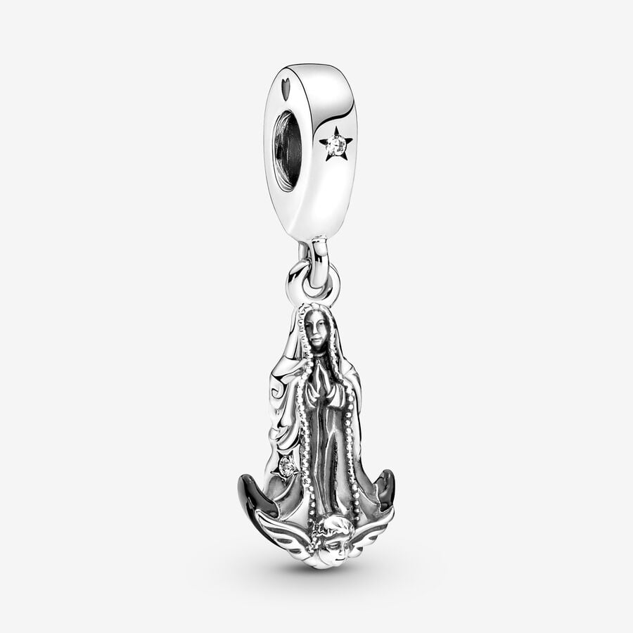 Charms Pandora Virgin of Guadalupe Motif Strieborne | SK075QFLR