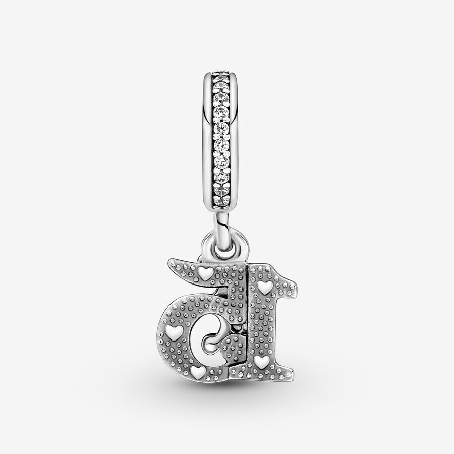 Dangle Charms Pandora 15th Birthday Strieborne | SK346MVXT