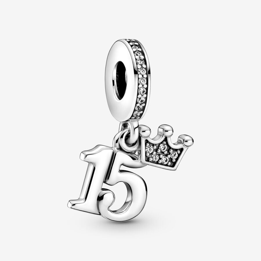 Dangle Charms Pandora 15th Birthday Strieborne | SK346MVXT