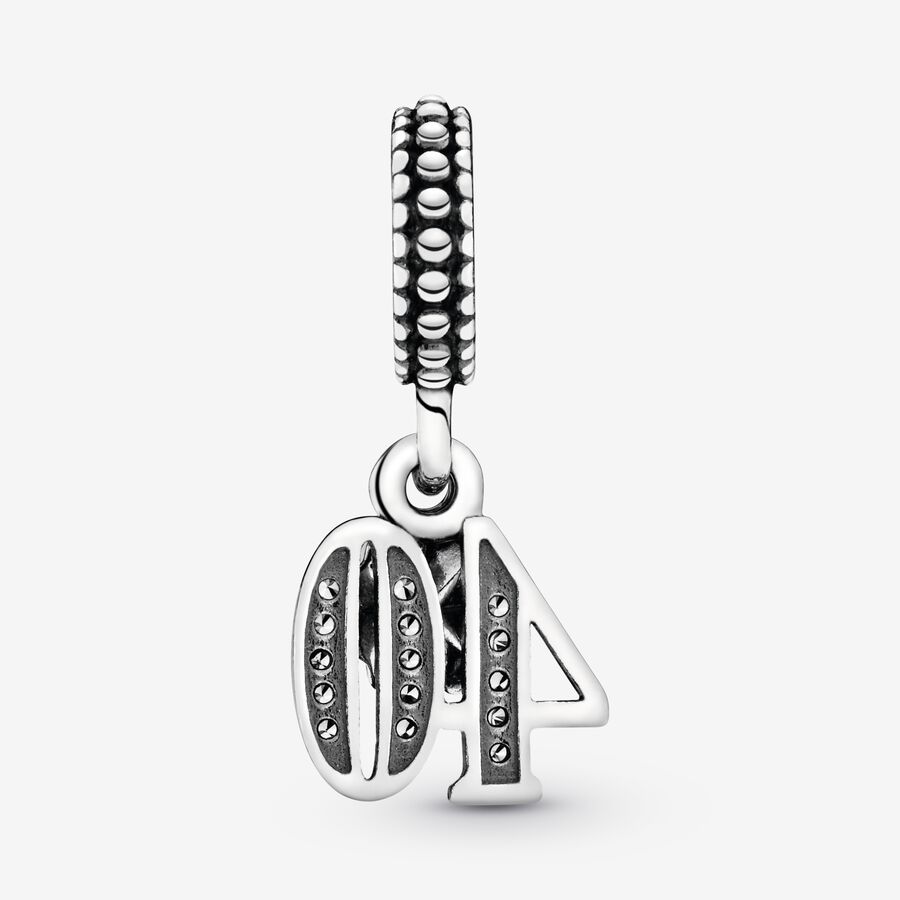 Dangle Charms Pandora 40th Celebration Strieborne | SK012FARG