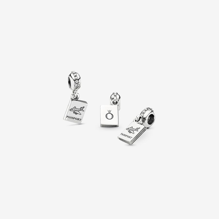 Dangle Charms Pandora Adventure Awaits with Clear CZ Strieborne | SK317UCMO