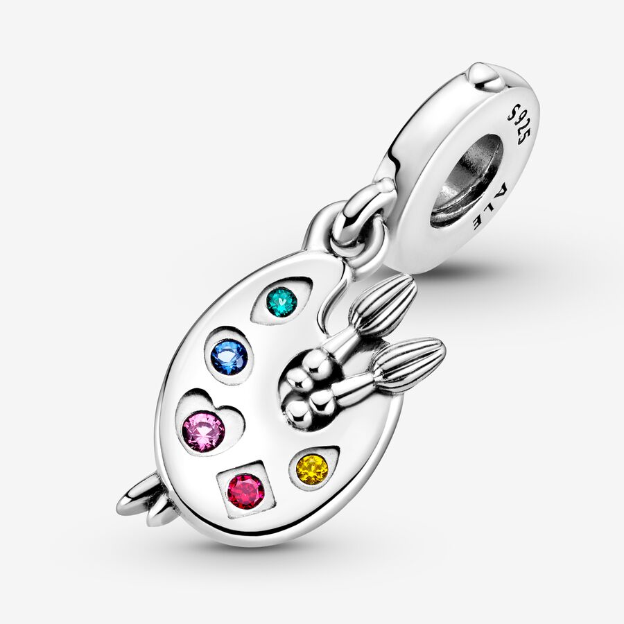 Dangle Charms Pandora Artist's Palette Strieborne | SK831MLTE