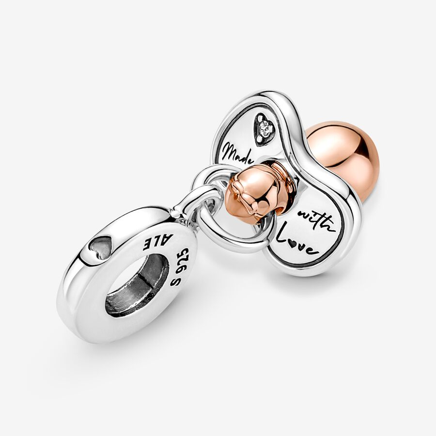 Dangle Charms Pandora Baby Pacifier Viacfarebný | SK540GMSN