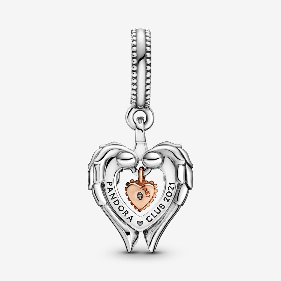 Dangle Charms Pandora Club 2021 Angel Wings Viacfarebný | SK518EYFQ