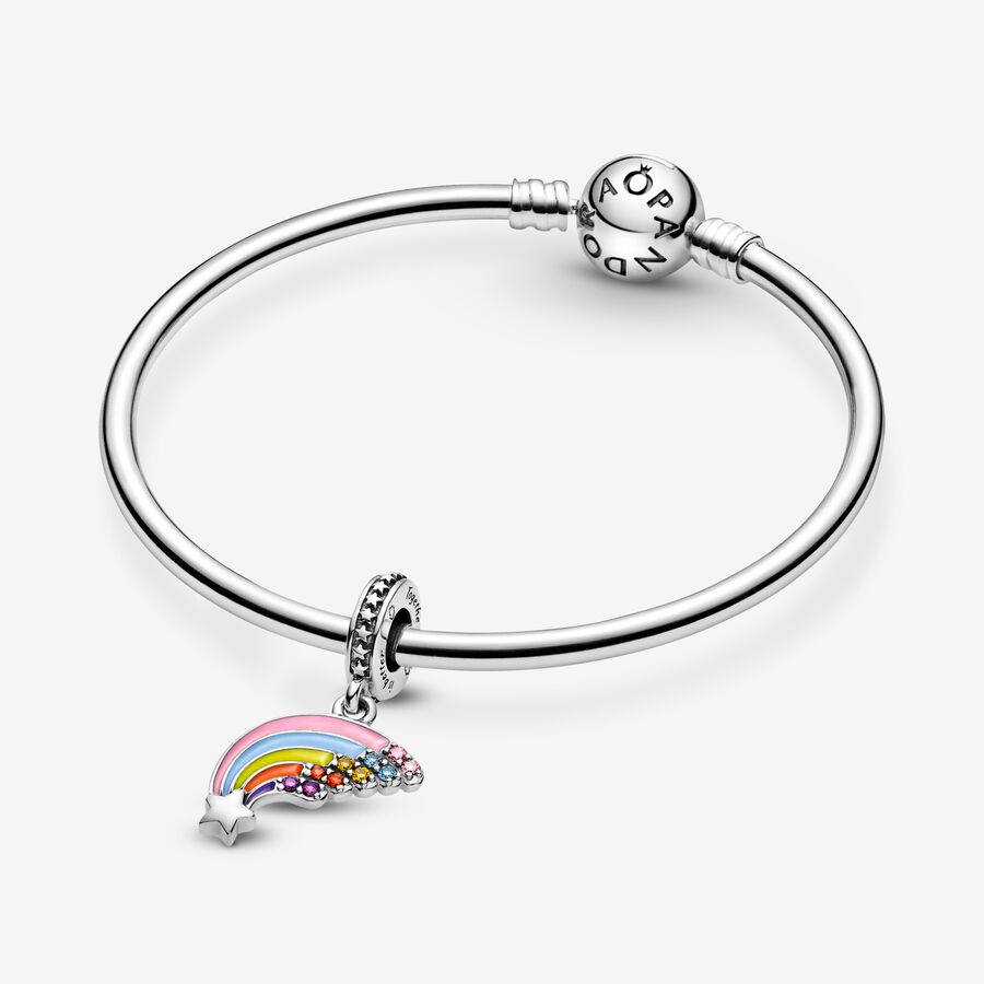 Dangle Charms Pandora Colourful Rainbow Strieborne | SK468CQTH