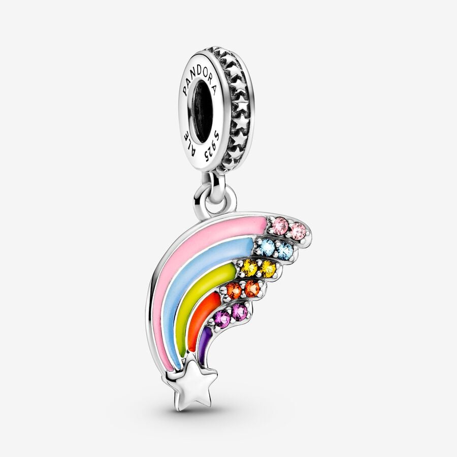 Dangle Charms Pandora Colourful Rainbow Strieborne | SK468CQTH