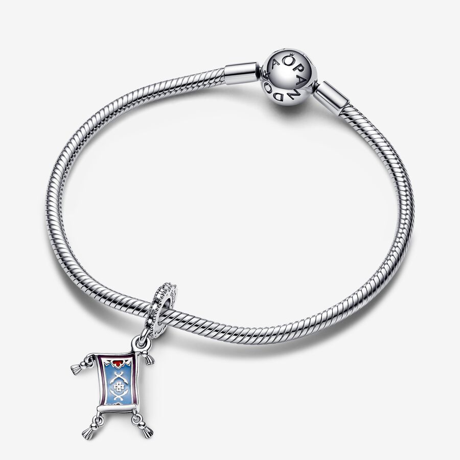 Dangle Charms Pandora Disney Aladdin Magic Carpet Strieborne | SK641XMFA