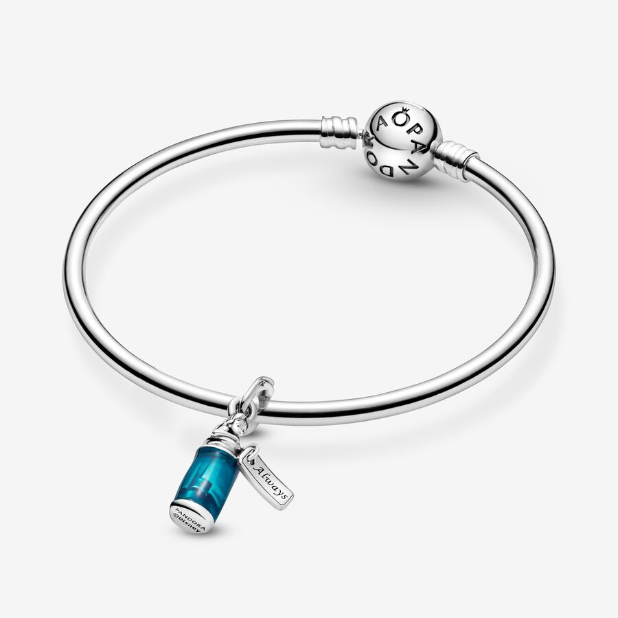 Dangle Charms Pandora Disney Alice in Wonderland Drink Me Strieborne | SK302ZWSU