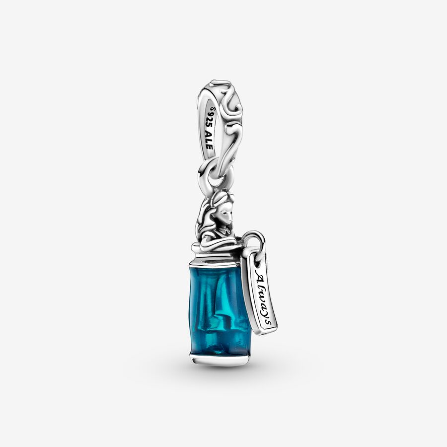 Dangle Charms Pandora Disney Alice in Wonderland Drink Me Strieborne | SK302ZWSU