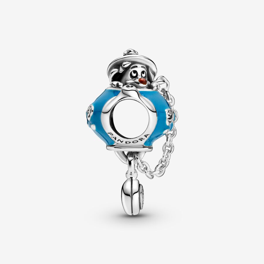 Dangle Charms Pandora Disney Alice in Wonderland Unbirthday Party Teapot Strieborne | SK901HAUF