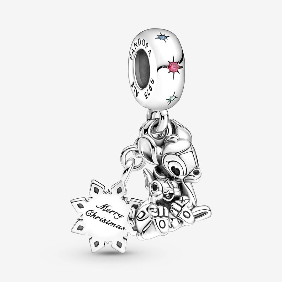 Dangle Charms Pandora Disney Bambi & Thumper Strieborne | SK956DWRM