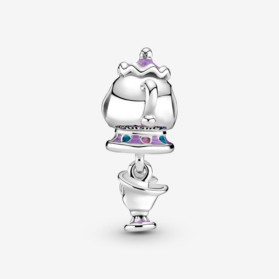 Dangle Charms Pandora Disney Beauty the Beast Mrs. Potts Chip Strieborne | SK219WQFM