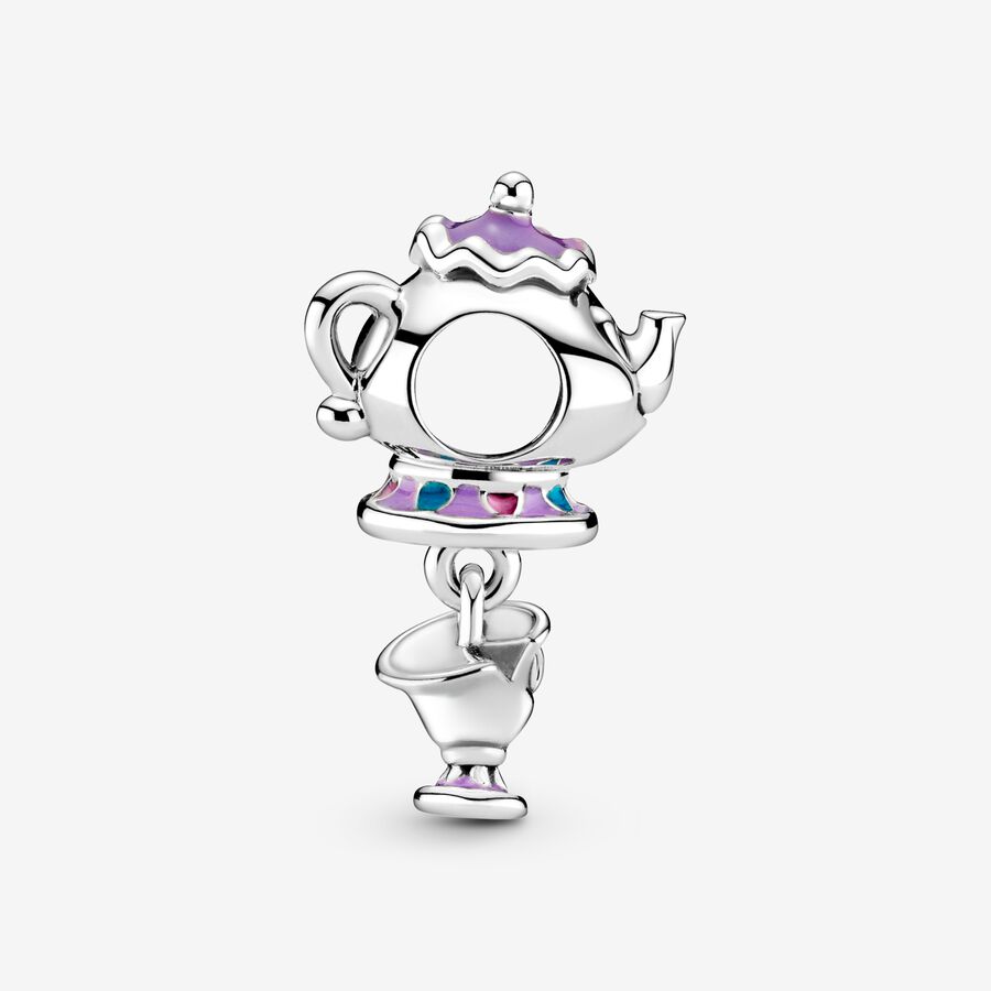 Dangle Charms Pandora Disney Beauty the Beast Mrs. Potts Chip Strieborne | SK219WQFM