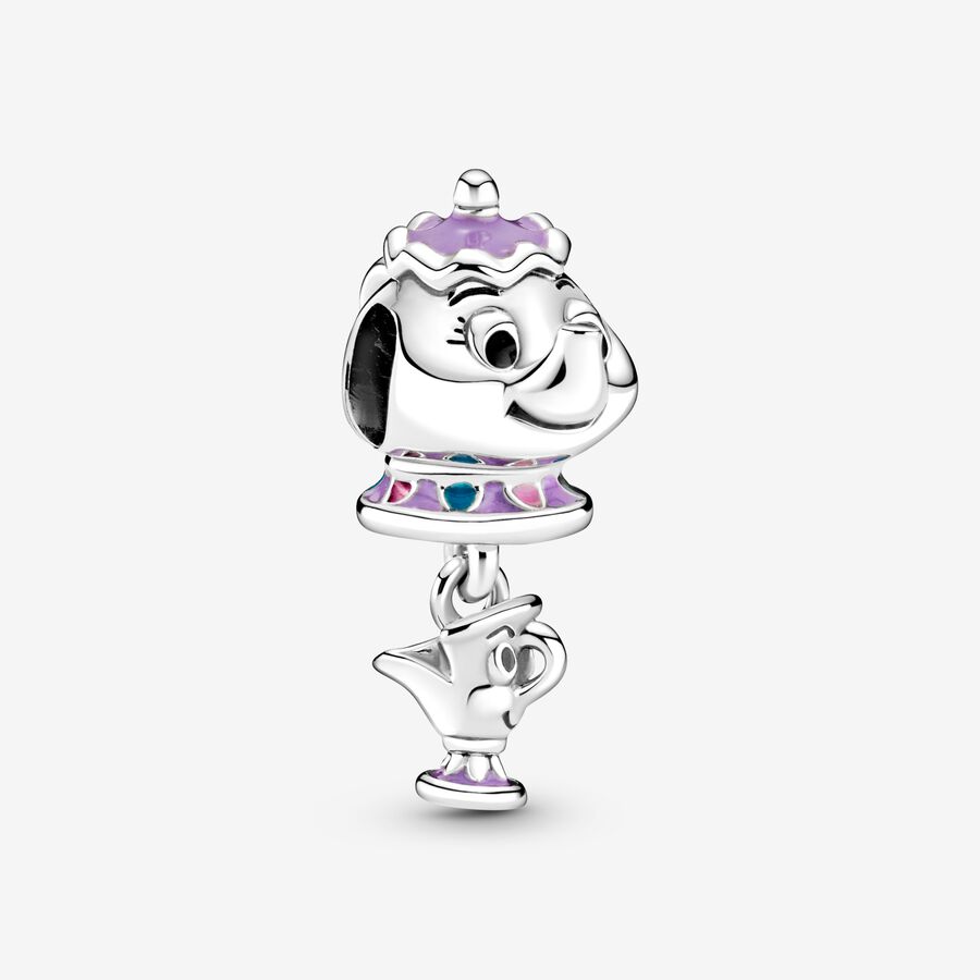 Dangle Charms Pandora Disney Beauty the Beast Mrs. Potts Chip Strieborne | SK219WQFM