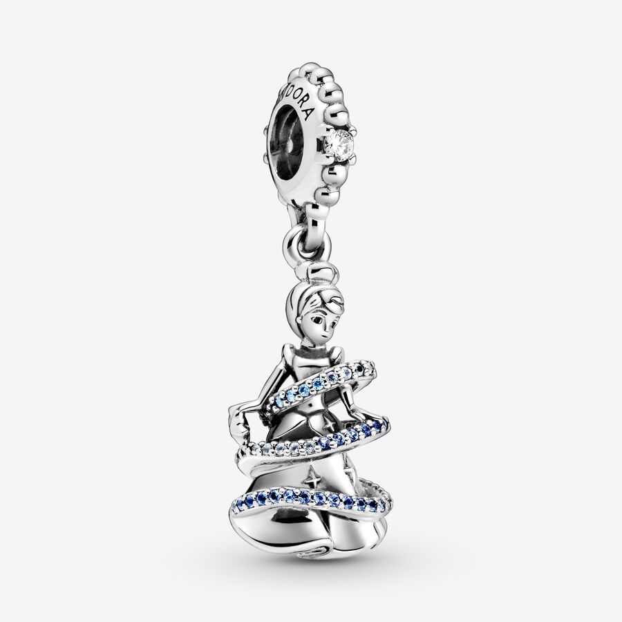 Dangle Charms Pandora Disney Cinderella Magical Moment Strieborne | SK234HYPW