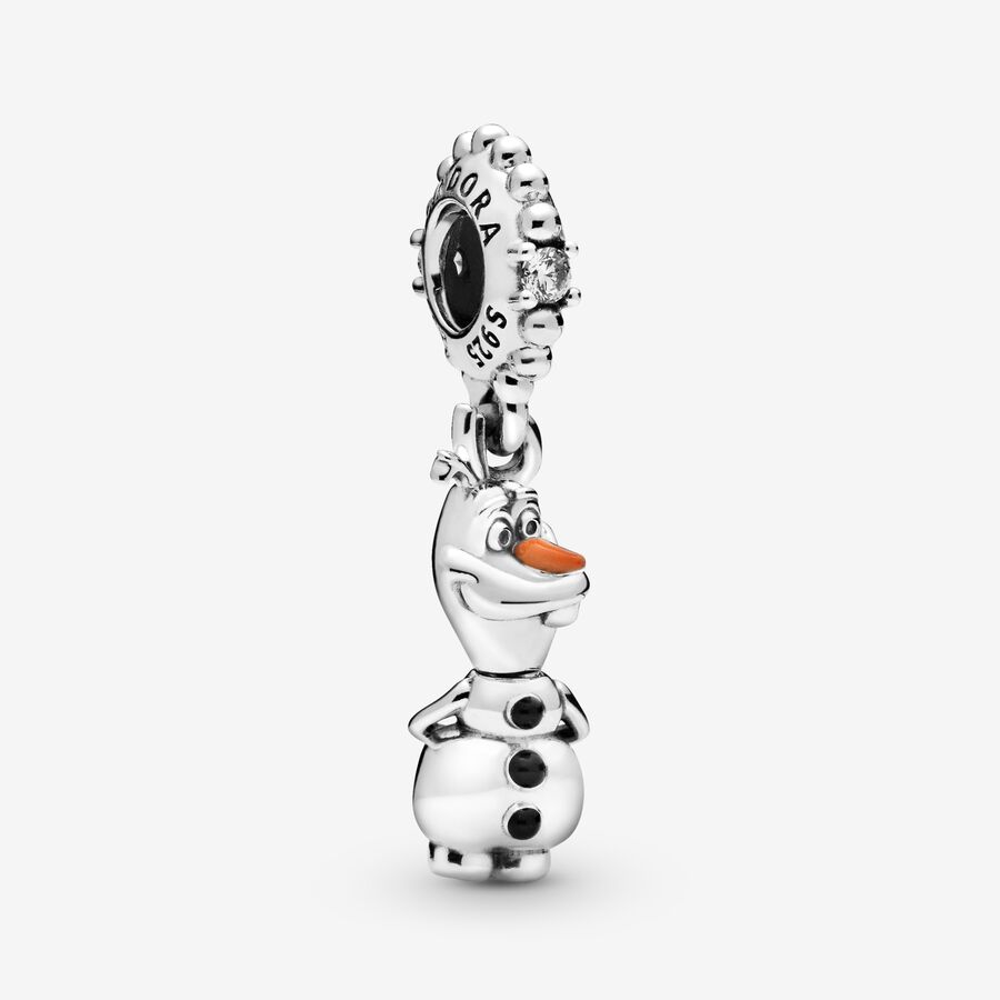 Dangle Charms Pandora Disney Frozen Olaf Strieborne | SK743XKZL