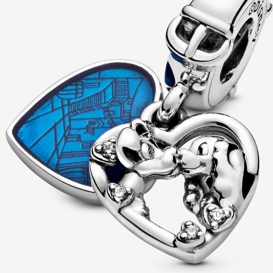 Dangle Charms Pandora Disney Lady the Tramp Strieborne | SK657SXWH