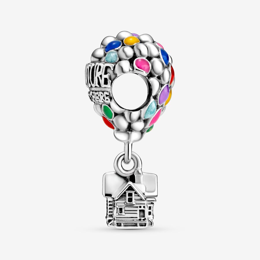 Dangle Charms Pandora Disney Pixar Up House & Balloons Strieborne | SK146HPXA